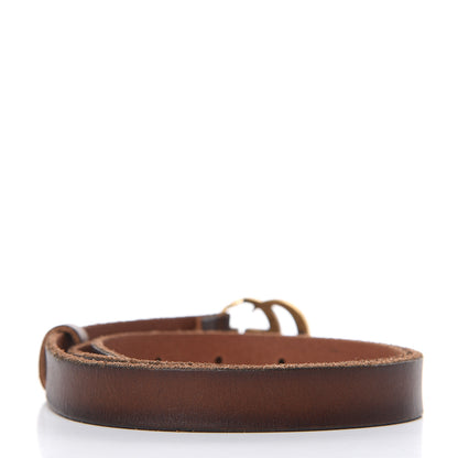 Gucci Faded Calfskin Double G 20mm Belt 75 30 Cuir 3 of 6
