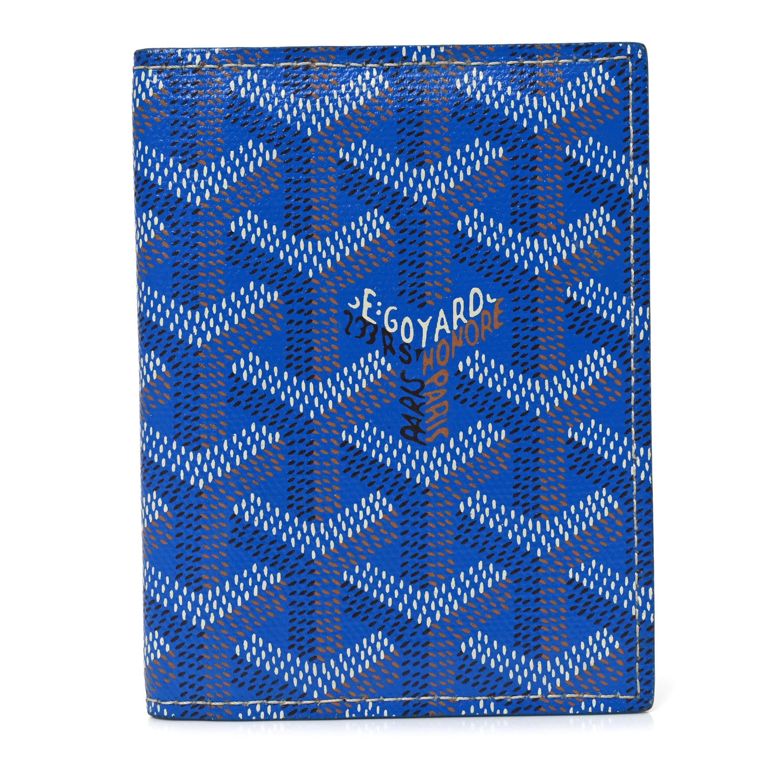 Goyard Goyardine Saint Marc Folding Card Case Sky Blue 1 of 6
