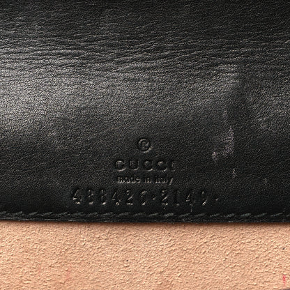 Gucci Calfskin Matelasse Mini Animal Studs GG Marmont Bag Black 6 of 10