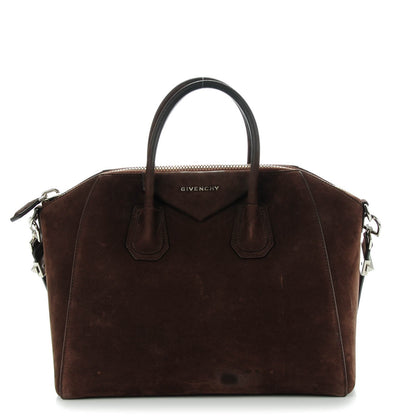 Givenchy Nubuck Medium Antigona Chocolate 1 of 10