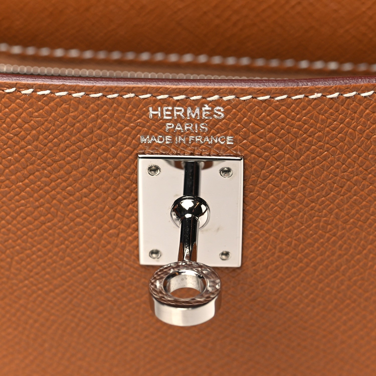 Hermes Epsom Kelly Sellier 25 Gold 6 of 10