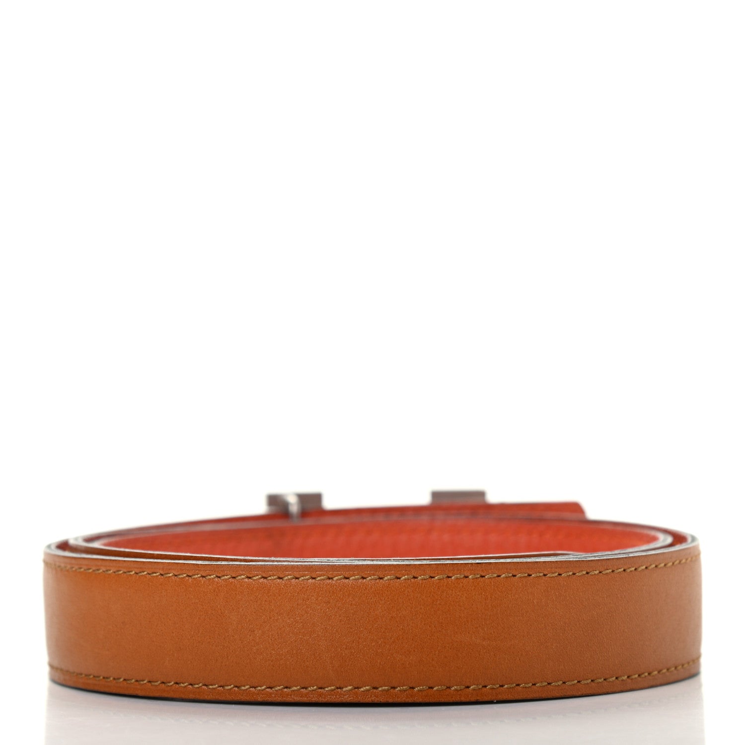 Hermes Box Togo 24mm Mini Constance H Belt 85 Orange Gold 2 of 6