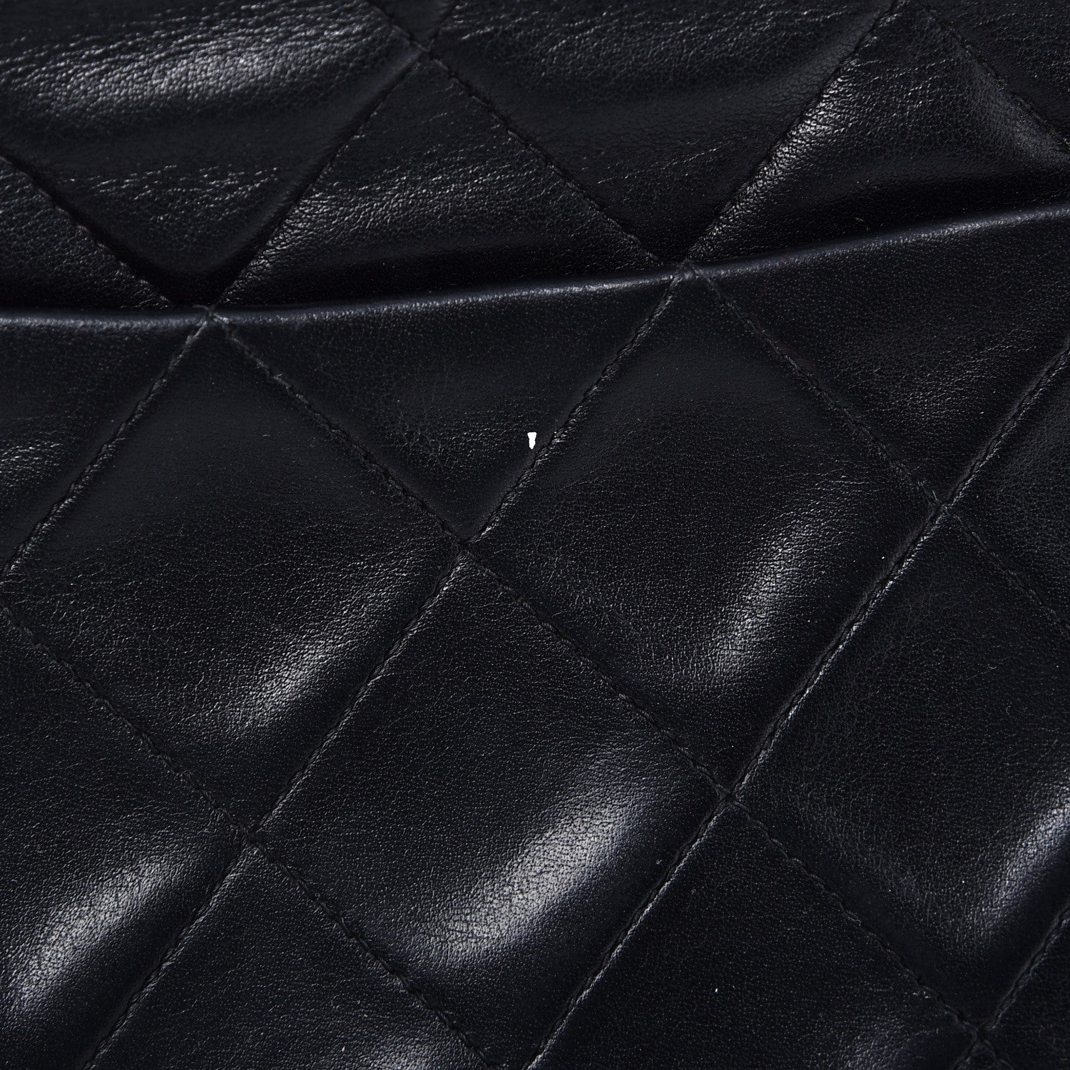 Chanel Lambskin Quilted XL Jumbo Single Flap Black 10 of 13