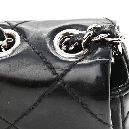 Chanel Patent Quilted Mademoiselle East West Flap Black 15 of 15