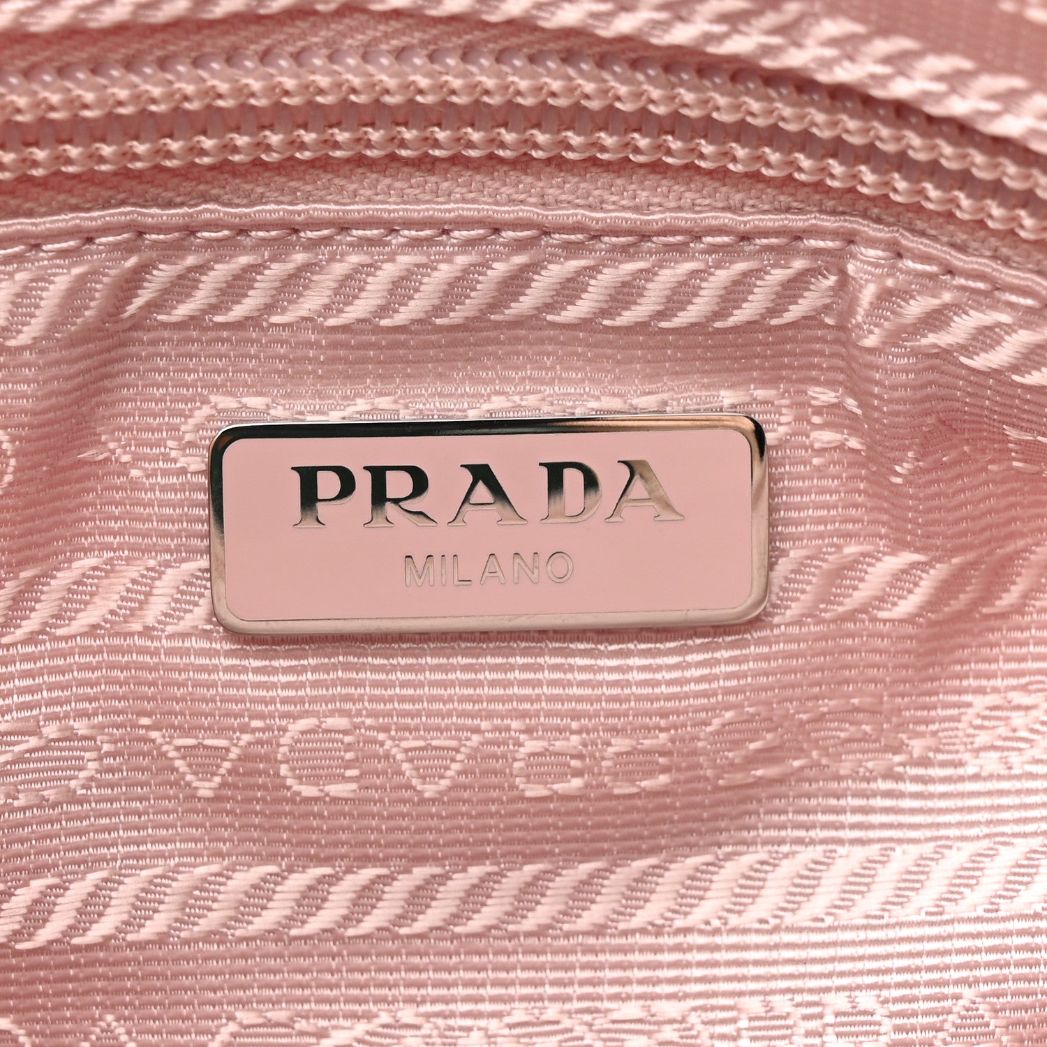 Prada Re-Nylon Vela Saffiano Mini Pochette Bag Alabastro 6 of 11