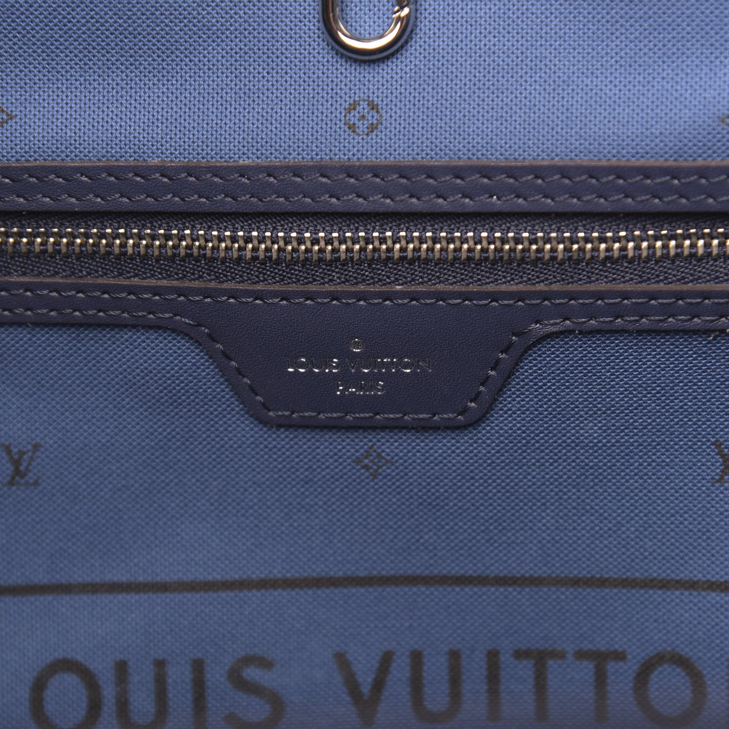 Louis Vuitton Monogram Escale Neverfull MM Blue 7 of 12