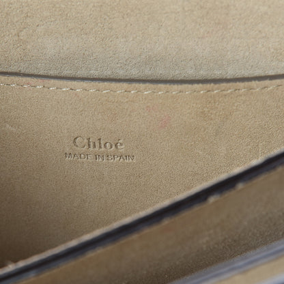 Chloe Suede Calfskin Small Faye Shoulder Bag Tobacco 6 of 9