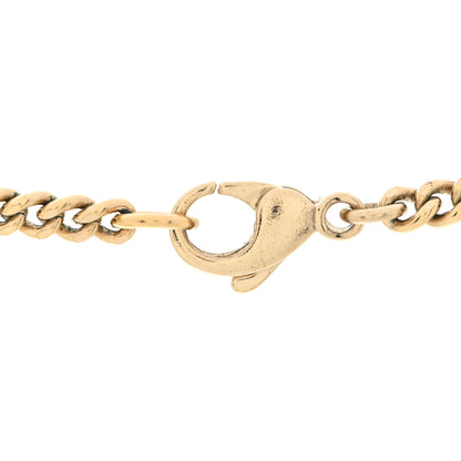 Chanel Crystal CC Flower Pendant Necklace Gold 6 of 6