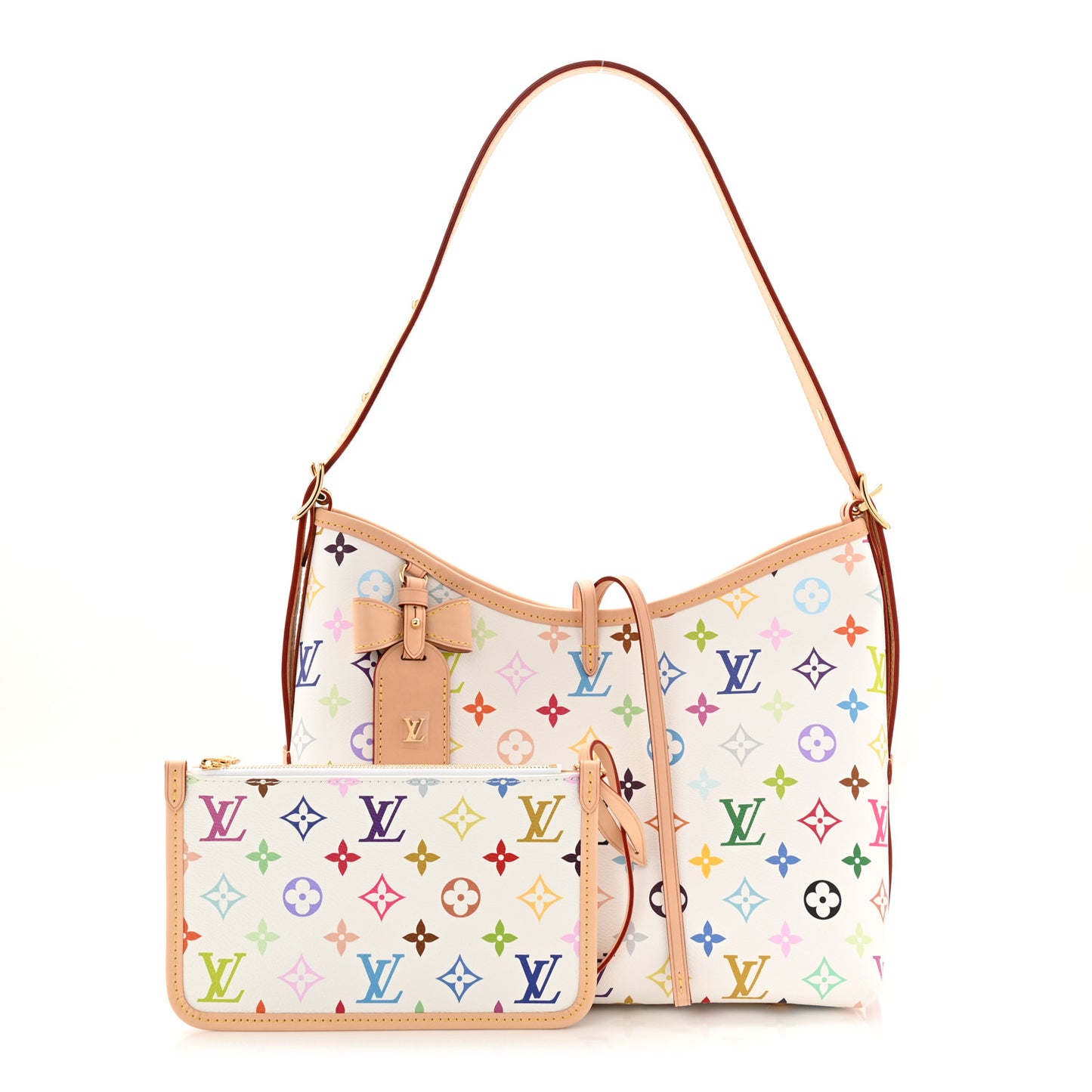 LV X TM Monogram Multicolor CarryAll PM White