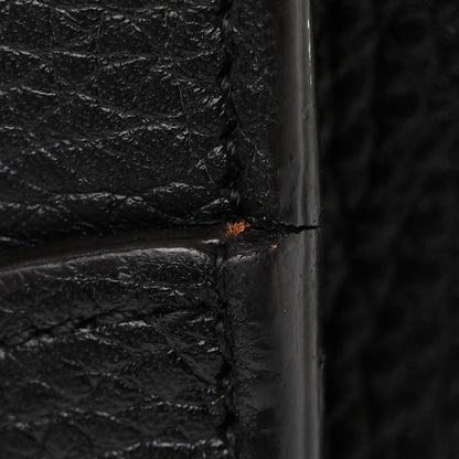 Celine Drummed Calfskin Mini Luggage Black 10 of 13