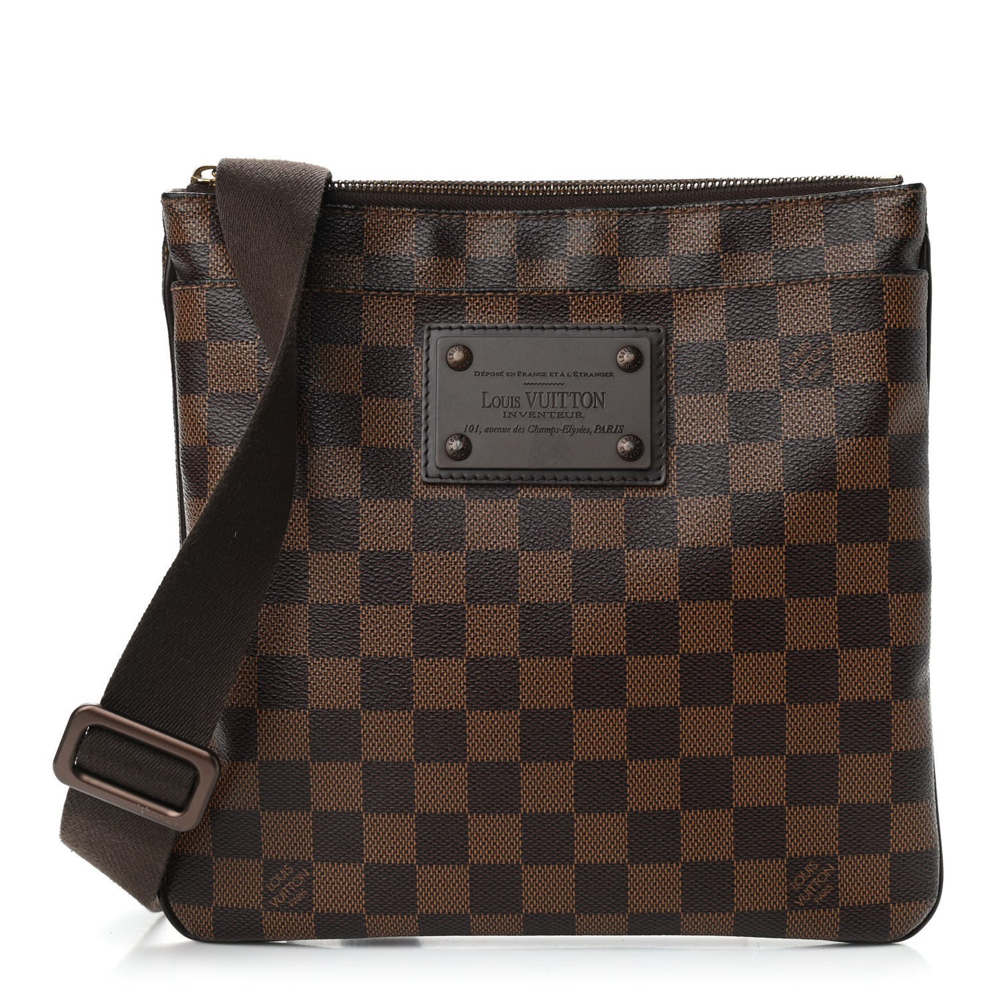 Damier Ebene Brooklyn Flat Pochette