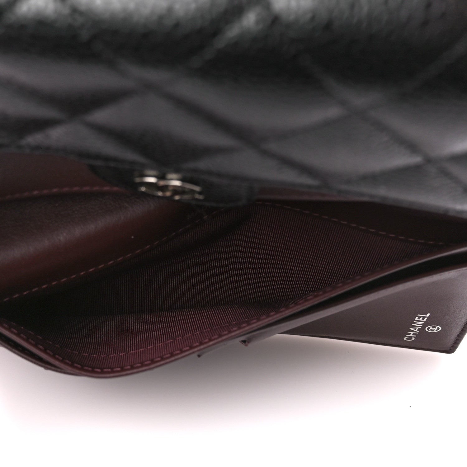 Chanel Caviar Quilted Large Flap Wallet Black 9 of 15