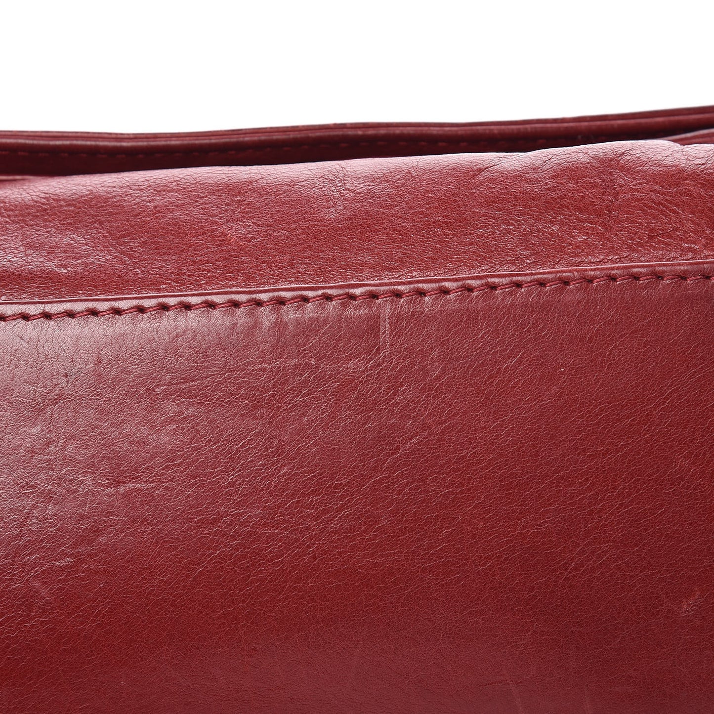 Lambskin CC Chain Shoulder Bag Red