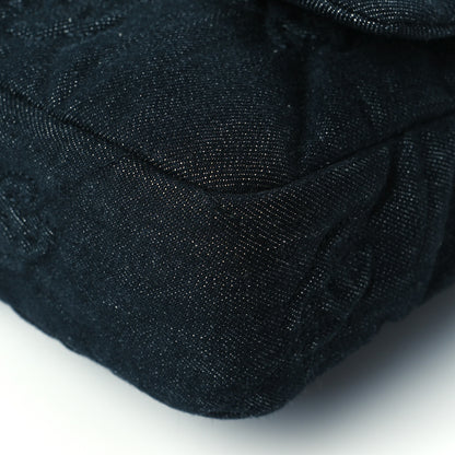 Chanel Denim Quilted Medium CC Funky Town Flap Dark Blue 10 of 10
