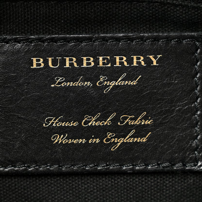 Burberry Grainy Calfskin House Check Small Canterbury Black 6 of 12