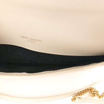 Saint Laurent Smooth Calfskin Monogram Phone Holder Crossbody Crema Soft 5 of 11