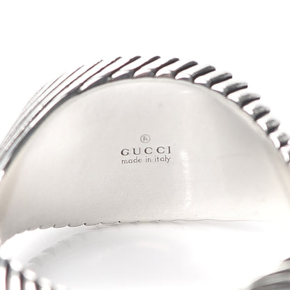 Gucci Sterling Silver GG Marmont Signet Ring 48 4.5 3 of 7