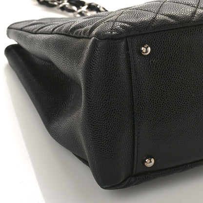 Chanel Caviar Quilted XL Grand Shopping Tote GST Black 8 of 12