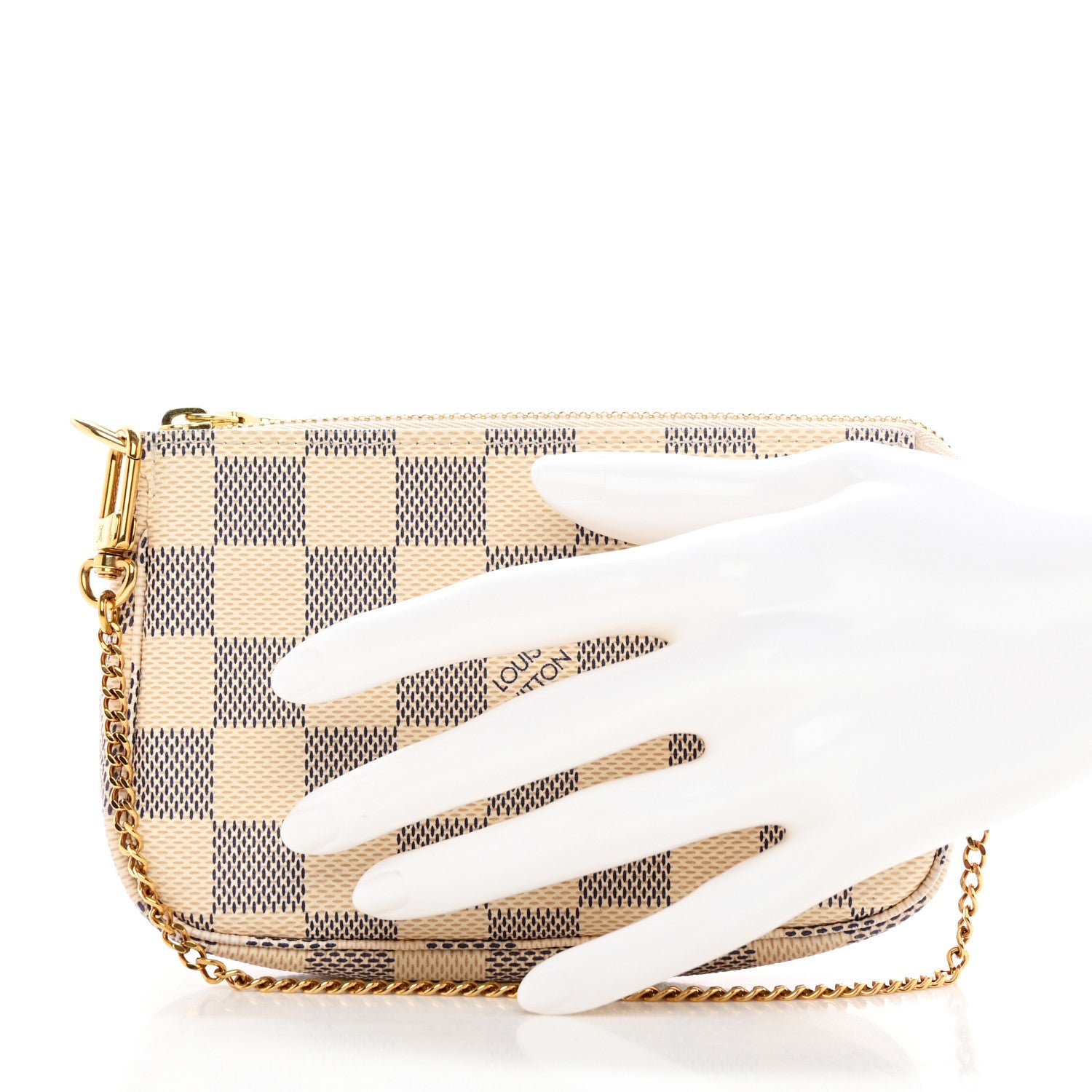 Louis Vuitton Damier Azur Mini Pochette Accessories 2 of 8