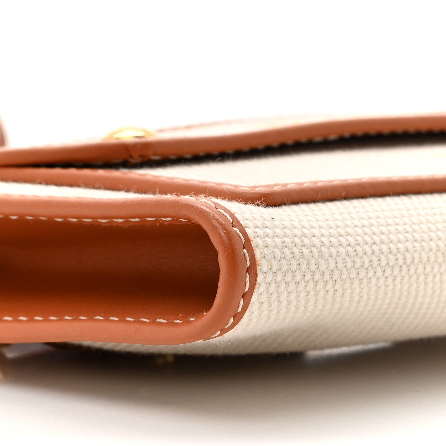 Burberry Canvas Calfskin Pocket Crossbody Bag Tan 9 of 10