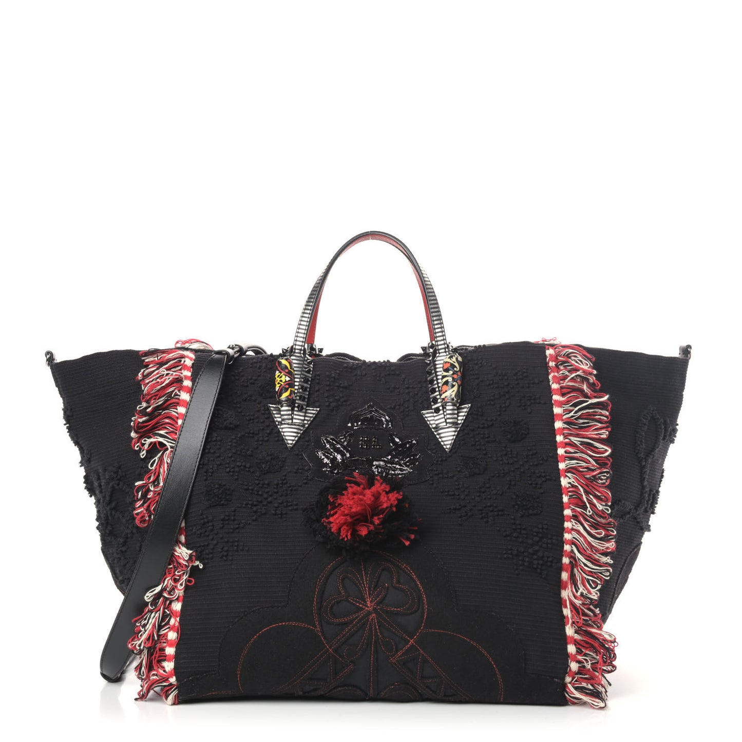 Cotton Embroidered Portugaba Black