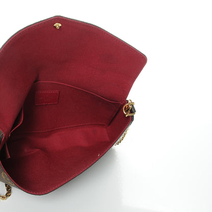 Louis Vuitton Monogram Pochette Felicie Chain Wallet Fuchsia 5 of 8