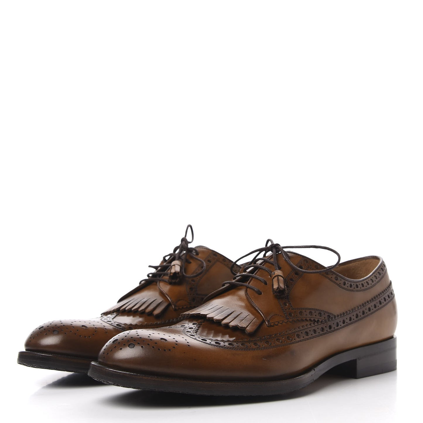 Calfskin Mens Metis Glamour Tassel Lace-Up Oxfords 9 Cuir