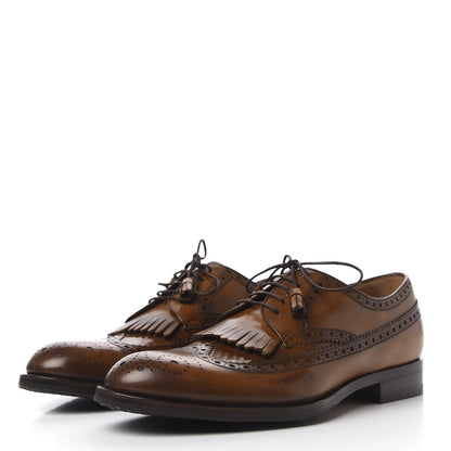 Gucci Calfskin Mens Metis Glamour Tassel Lace-Up Oxfords 9 Cuir 3 of 14