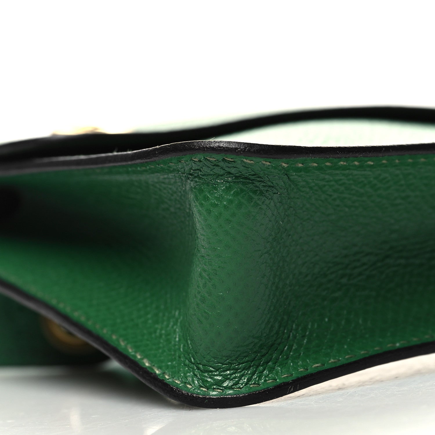 Hermes Courchevel Pochette Green Belt Bag Vert Bengale 9 of 13