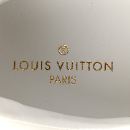 Louis Vuitton Calfskin Monogram Denim Run Away Sneakers 37.5 White 7 of 11