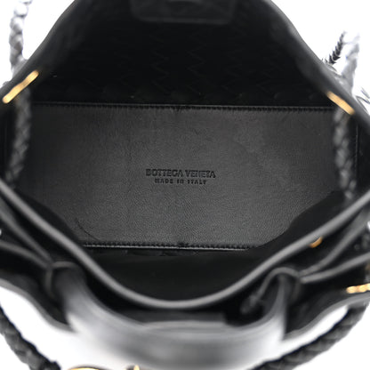 Bottega Veneta Nappa Intrecciato Small Andiamo Shoulder Bag Black 5 of 10