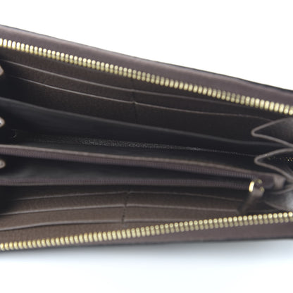 Gucci GG Supreme Monogram Web Ophidia Zip Around Wallet Brown 5 of 10