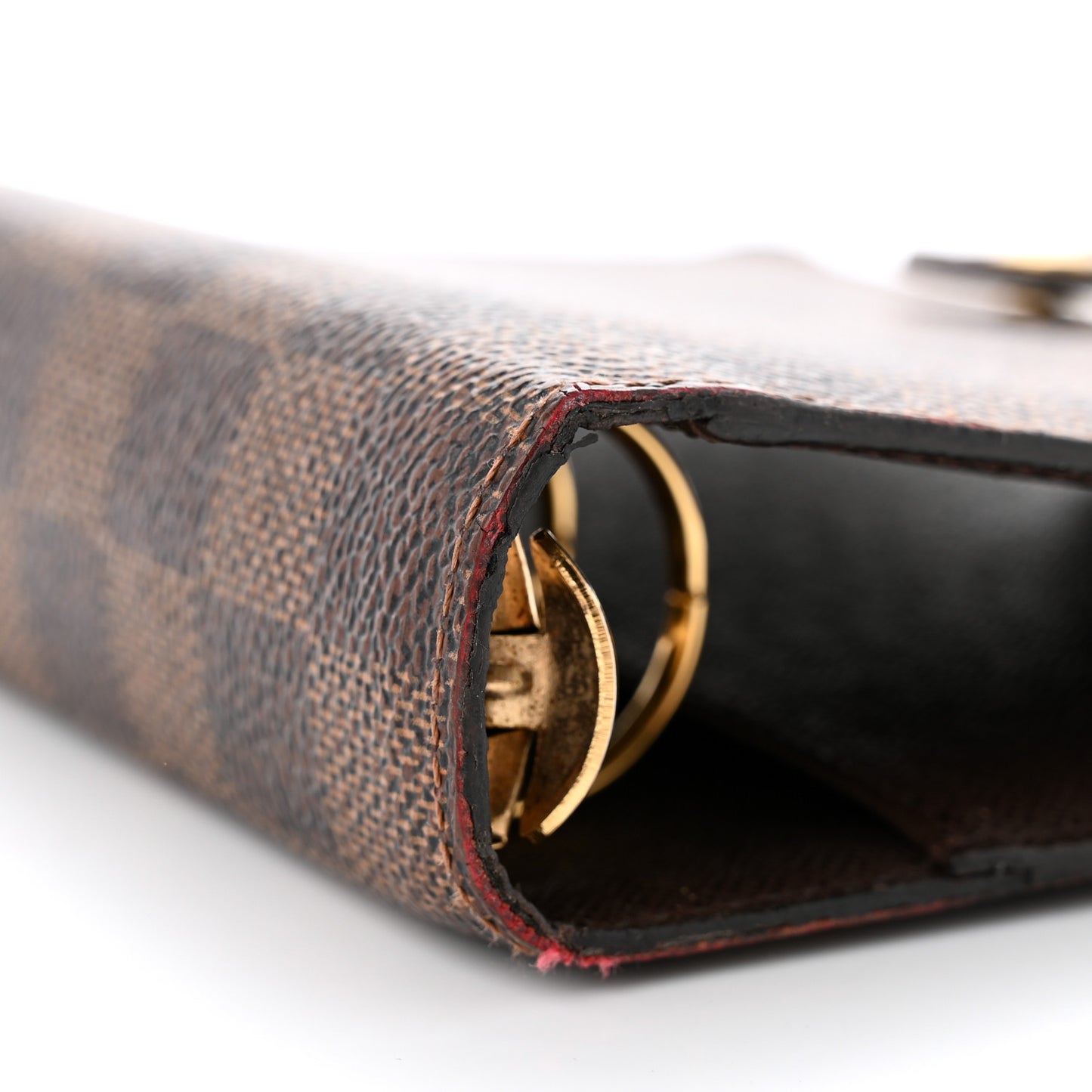Damier Ebene Medium Ring Agenda Cover