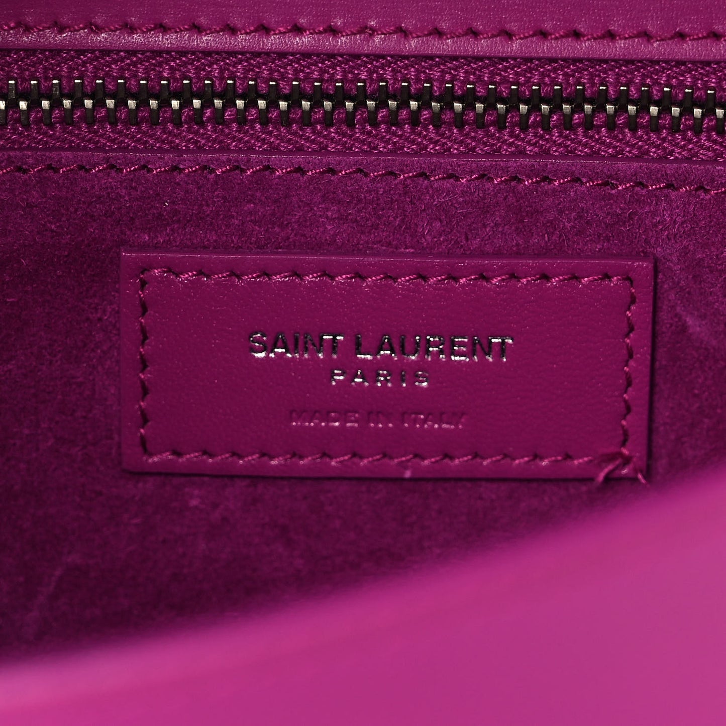 Smooth Calfskin Le Carre Shoulder Bag Purple