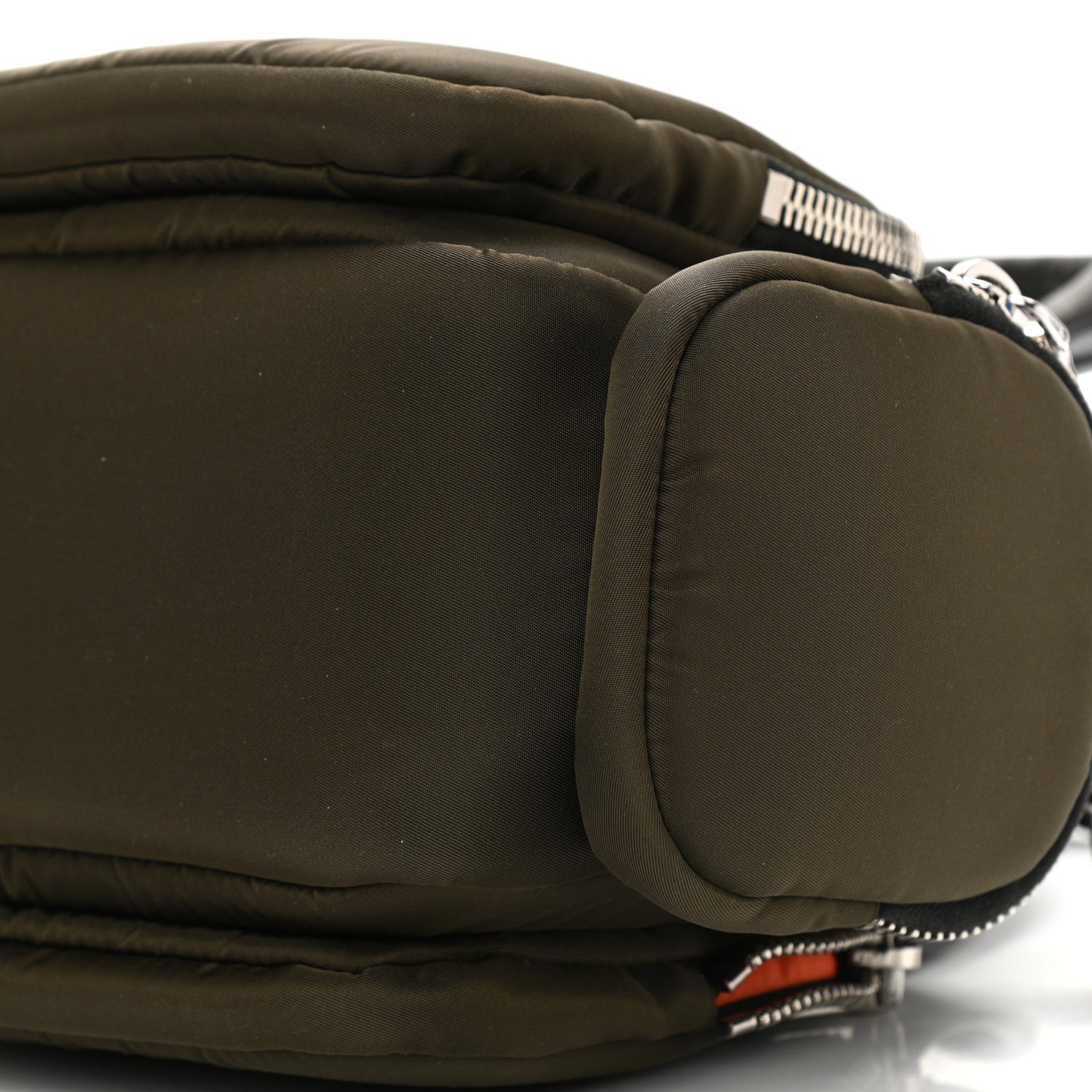 Tessuto Nylon Pocket Top Handle Cargo Bag Mimetico Black