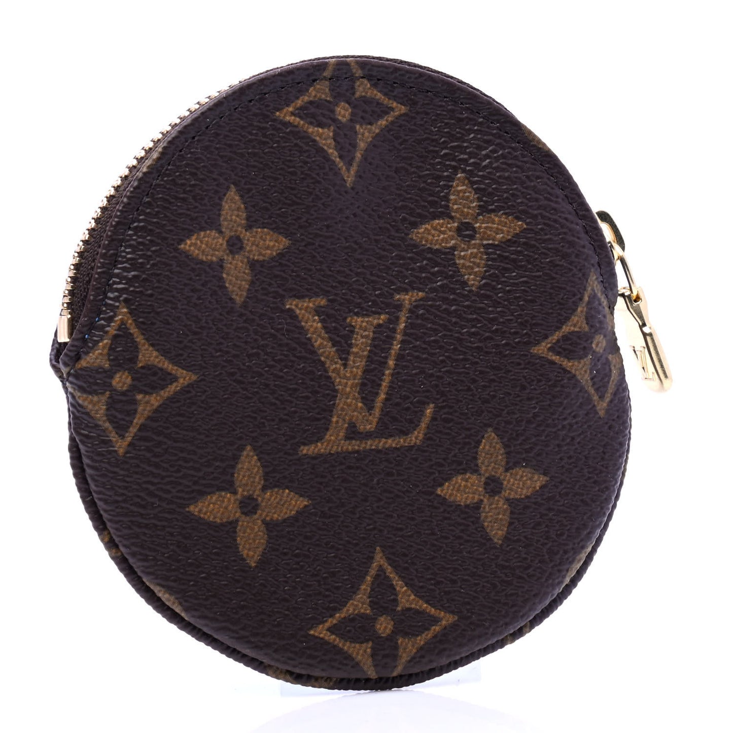 Monogram 2019 Christmas Animation Round Coin Purse Blue