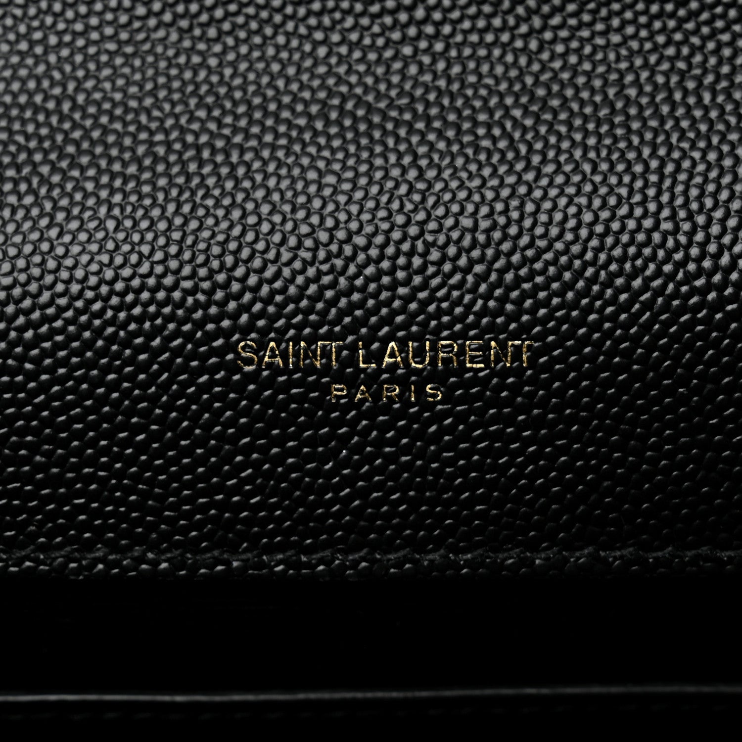 Saint Laurent Grain De Poudre Medium Classic Monogram Kate Satchel Black 6 of 15