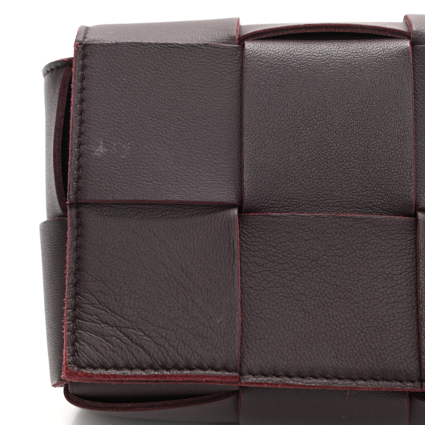 Nappa Maxi Intreccio The Belt Cassette Bag Grape