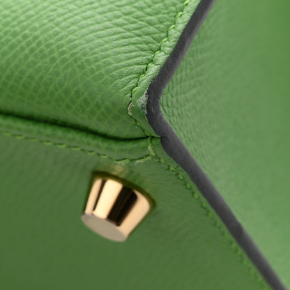 Hermes Epsom Kelly Sellier 25 Vert Yucca 11 of 13