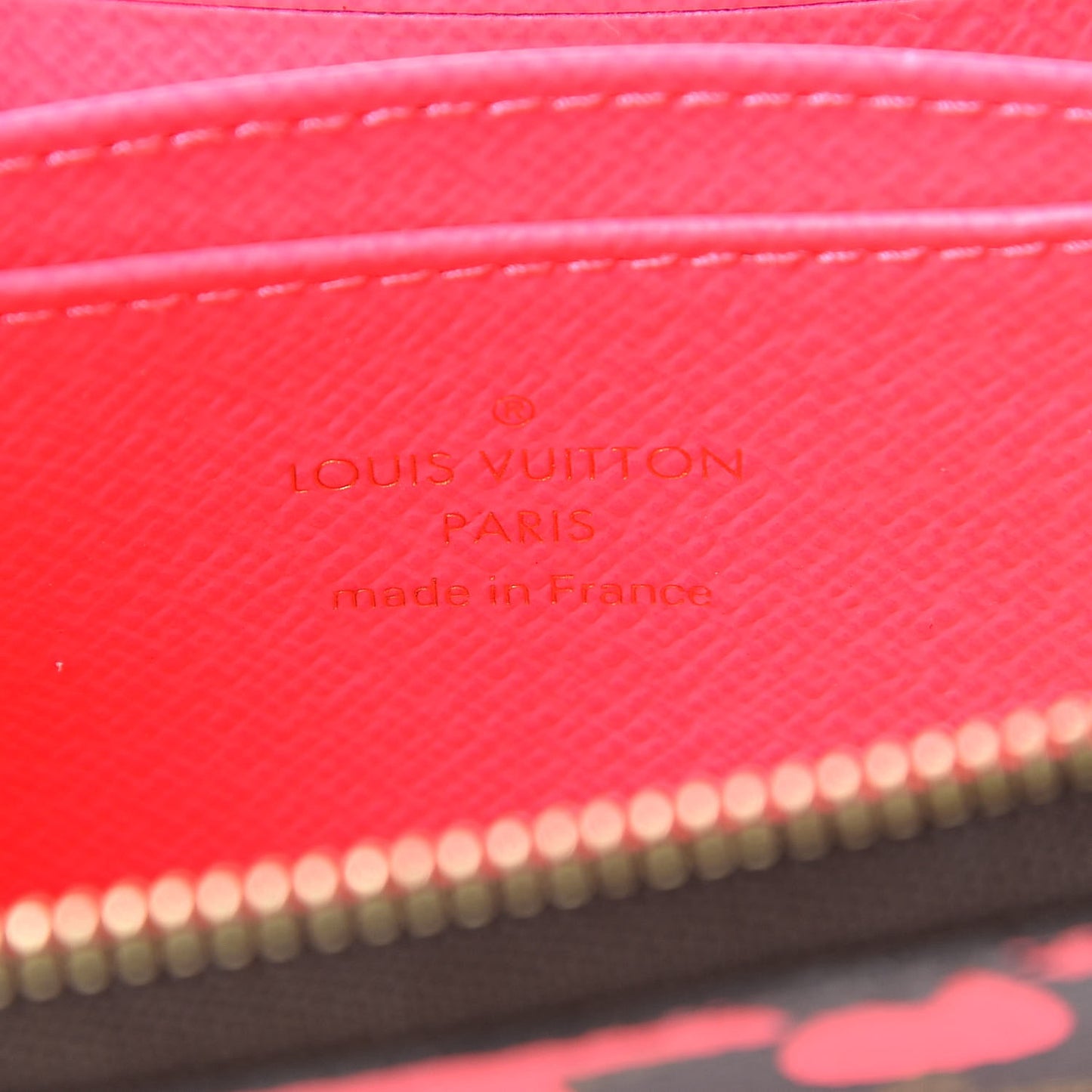 Monogram Graffiti Zippy Coin Purse Fuchsia