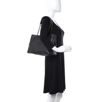 Bottega Veneta Nappa Intrecciato Medium Tote Black 2 of 11