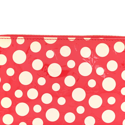 Louis Vuitton Vernis Kusama Infinity Dots Pochette Accessories Red Red 8 of 12