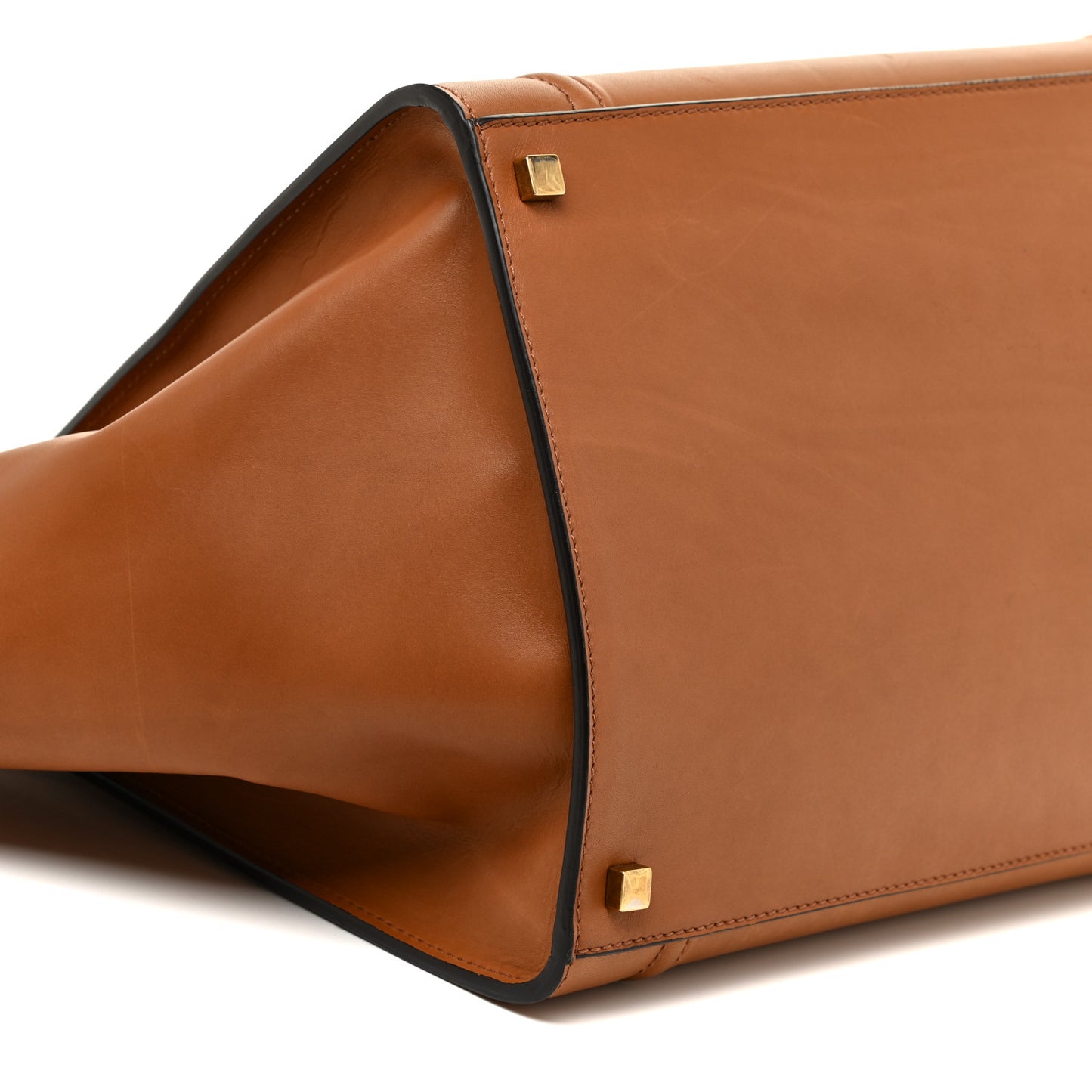 Smooth Calfskin Medium Phantom Luggage Tan