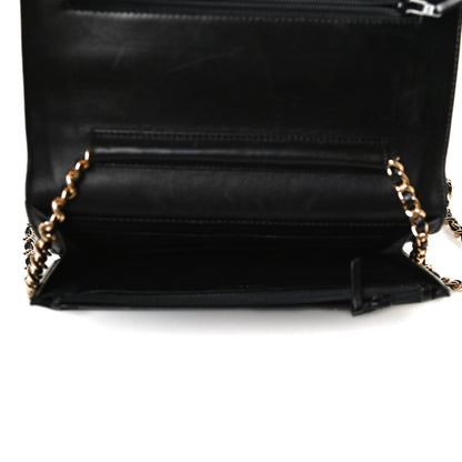 Chanel Caviar Timeless CC Wallet On Chain WOC Black 5 of 15