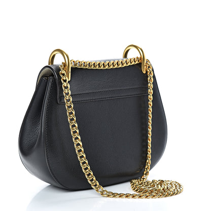 Chloe Grained Lambskin Drew Shoulder Bag Black 2 of 10