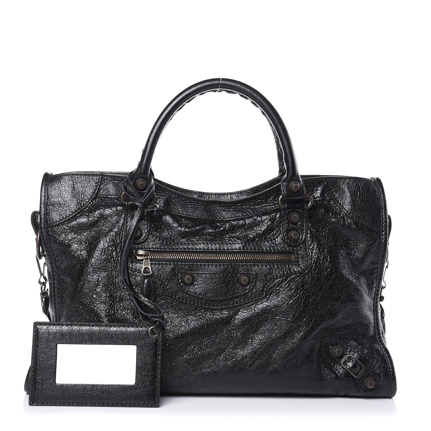 Balenciaga Agneau Giant 12 Gunmetal Hardware City Black 1 of 12