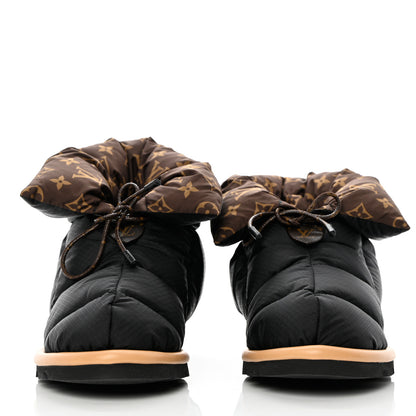 Louis Vuitton Nylon Monogram Pillow Comfort Ankle Boot 39 Black 2 of 8