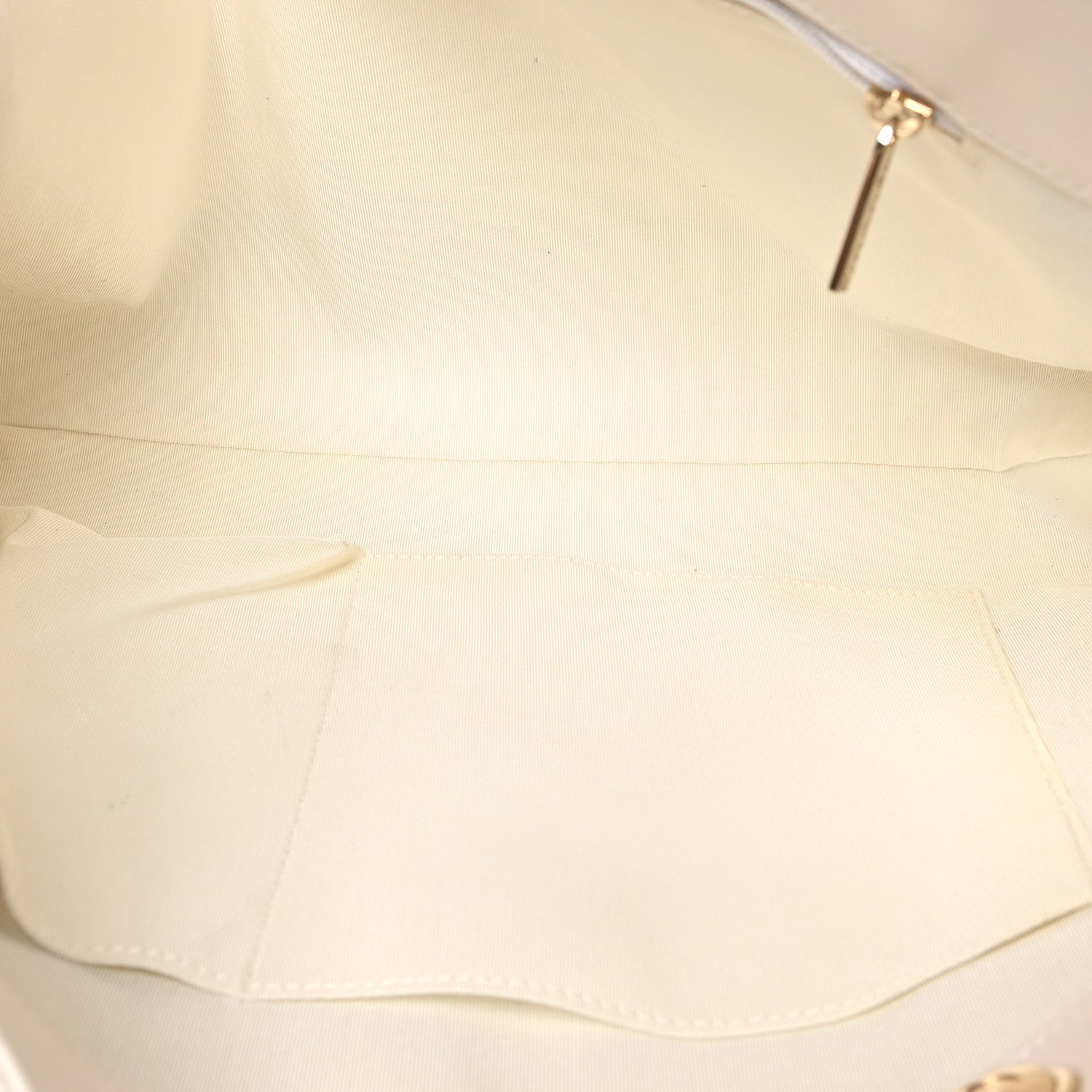 Chanel Glazed Calfskin Stitched Shopping Tote White 6 of 11