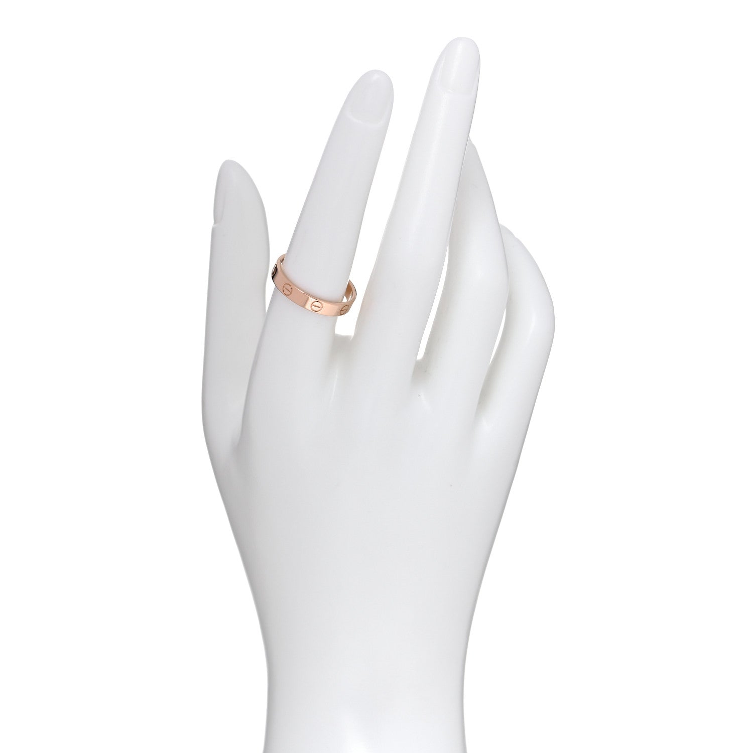 Cartier 18K Pink Gold 3.5mm LOVE Wedding Band Ring 57 8 2 of 4