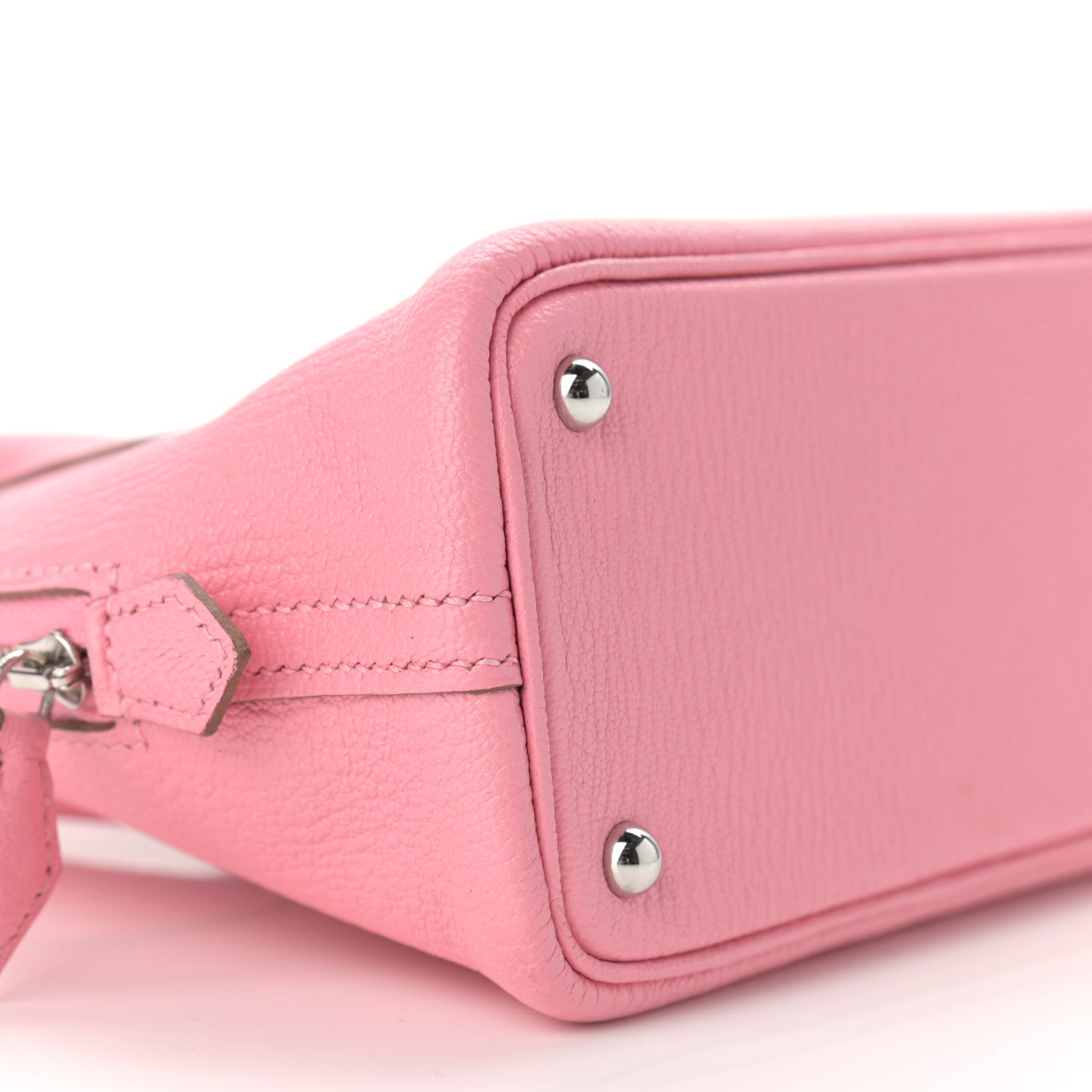 Hermes Chevre Mysore Mini 1923 Bolide Rose Confetti 9 of 10